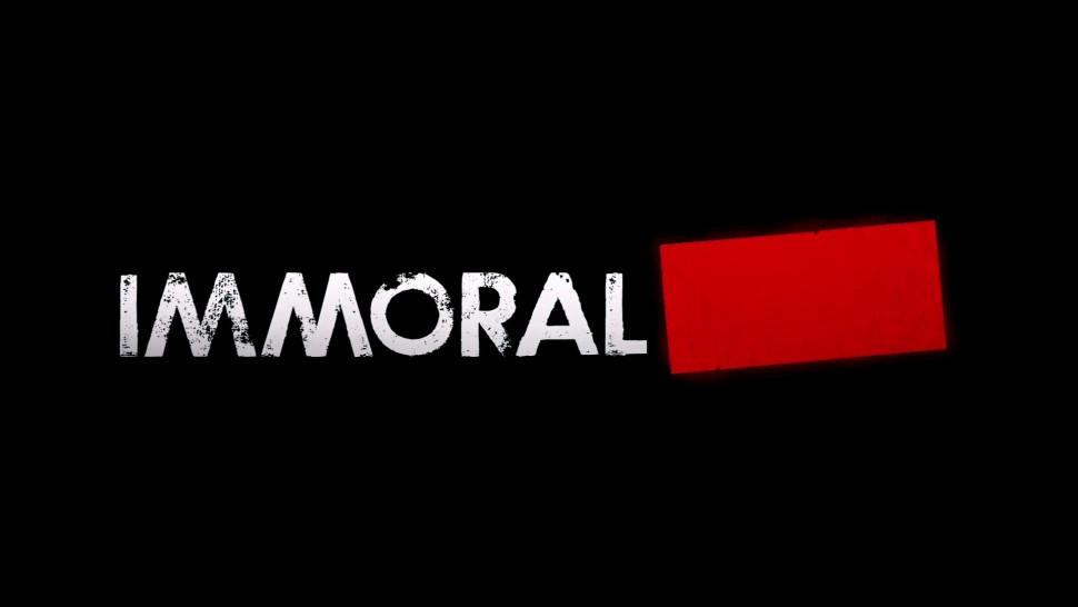 IMMORAL LIVE - ORGY with STRAPONS and HUGE TOYS ends with a cum swap!