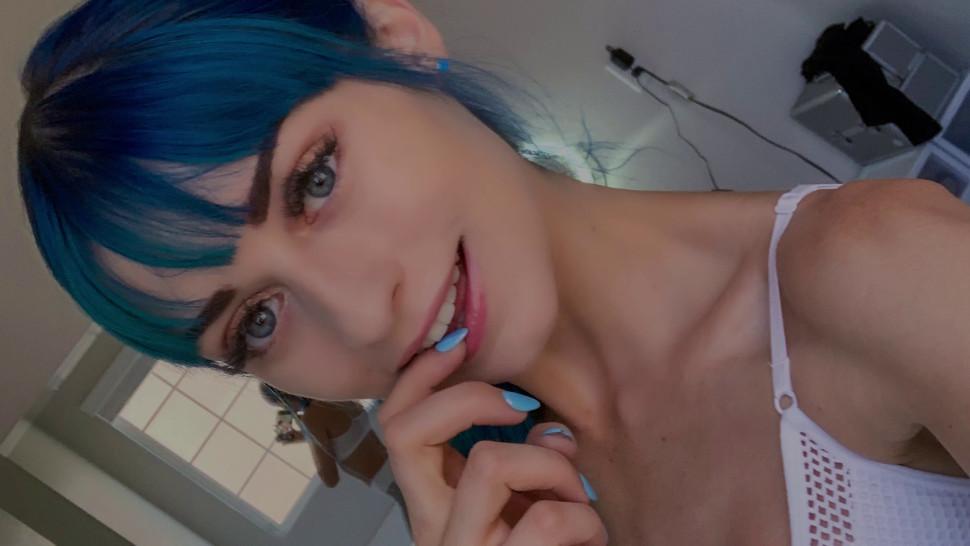FIT18 - Jewelz Blu - 50kg - Casting Blue Hair Girl With Perfect Pussy