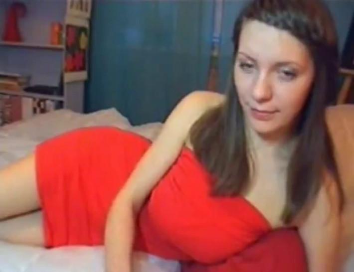 Brunette Teen With Huge Breasts Webcam Show