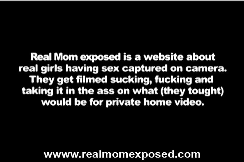 REALMOMEXPOSED - Bigtits mom Bliss in the bedroom with her kinky toy