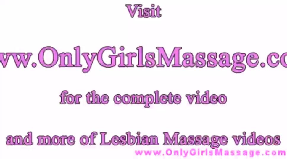 Hot lesbian massage lovers oral pleasing