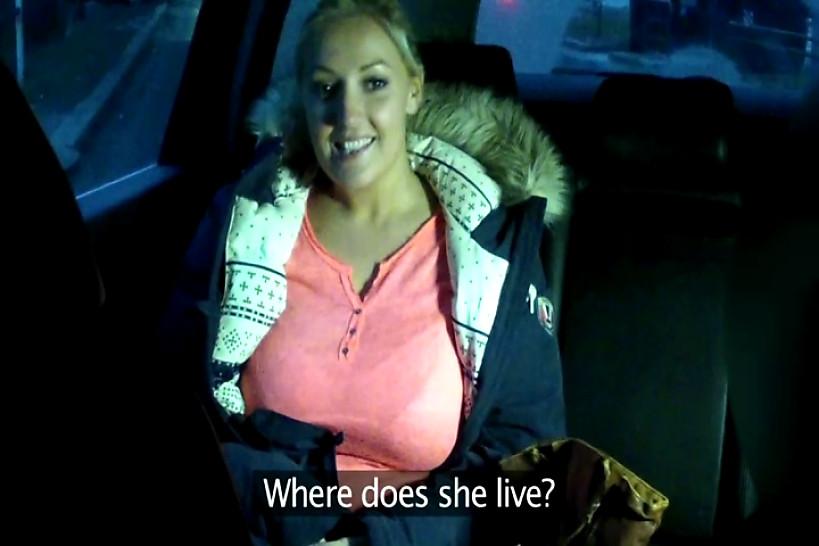 Reality girlnextdoor sucks taxi drivers cock