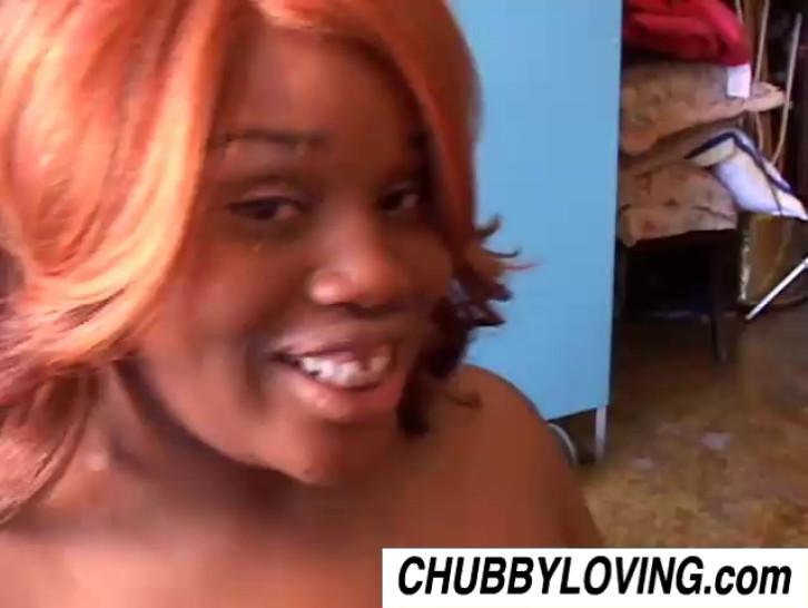 CHUBBY LOVING - Princess is a beautiful busty black BBW who loves to fuck