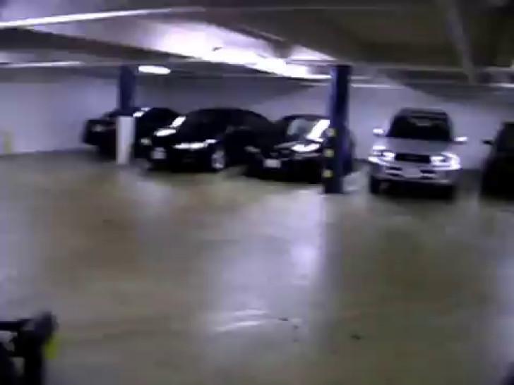 Slutty Girlfriend Having Blowjob on Car Parking