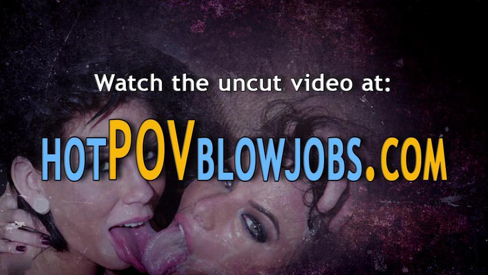 POV BLOWJOBS - Whore gets pov facialized after sucking
