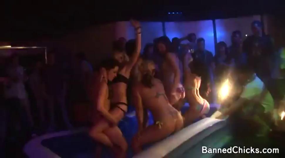 Party chicks with no limits in this amateur video
