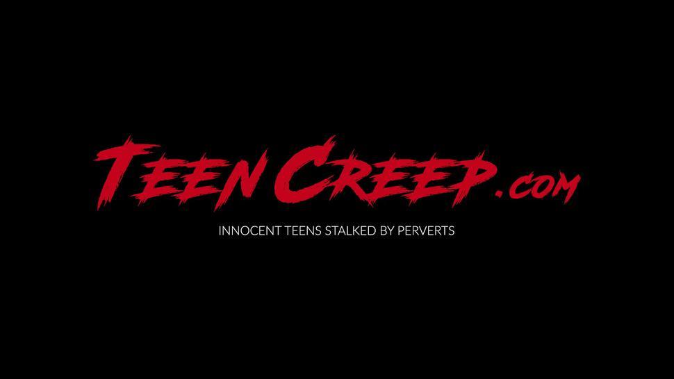 TEEN CREEP - Naughty teen Karly Baker cum sprayed after riding wild thief