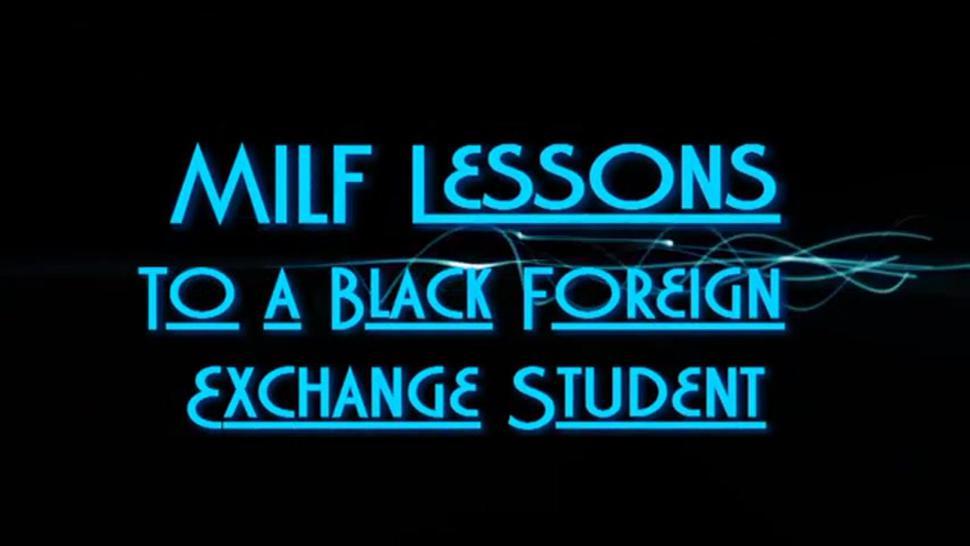 Milf lessons to a black student