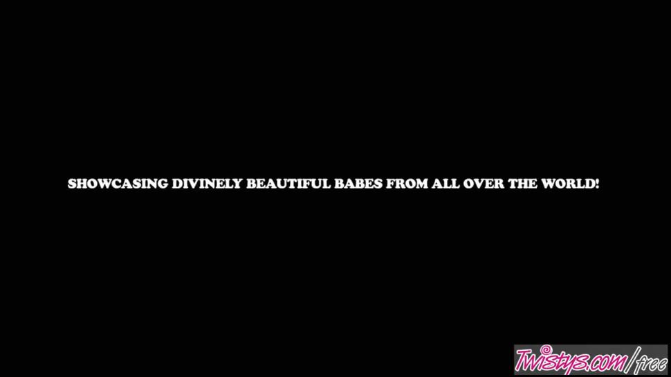 Twistys - Petite Blonde Danielle Trixie Strips And Masturbates Solo