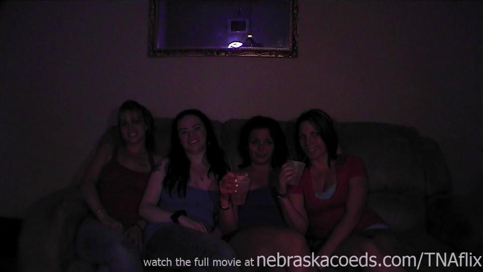 NEBRASKACOEDS - hot girls getting ready to do wet tshirt contest behind closed doors