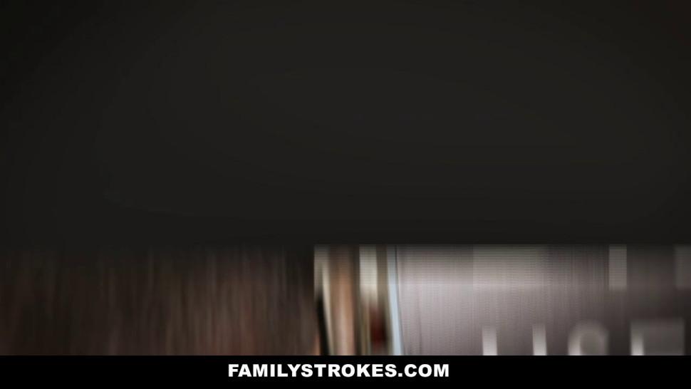 FamilyStrokes - Teen Forbidden To Fuck Step-Bro - Family Strokes