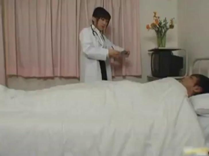 Japanese female doctor gets some hot sex part2 - video 2