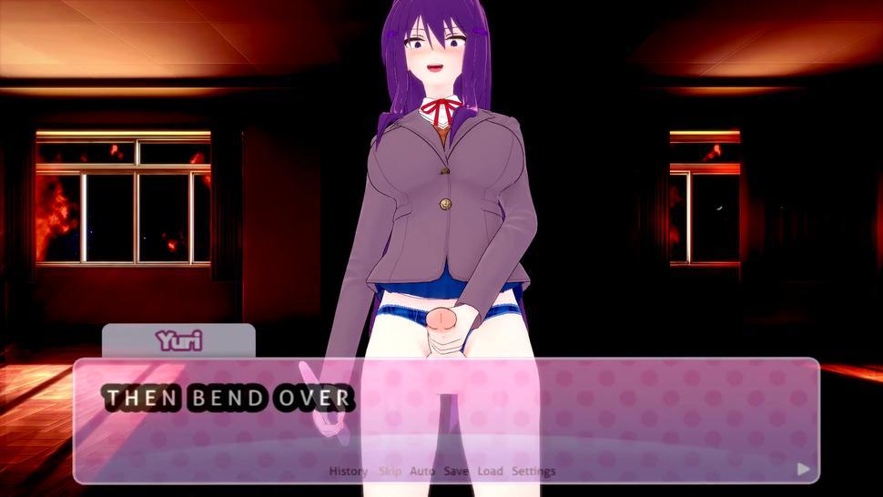 DDLC: Yuri futa-yandere taker POV