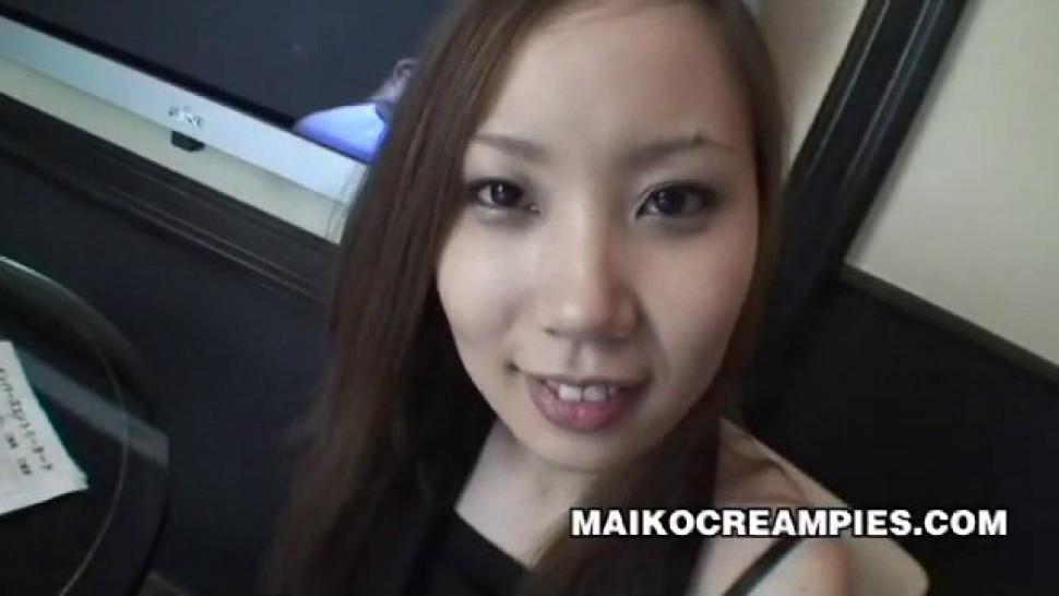 MAIKO CREAMPIES - Michie Maruo: 18yo Japanese Teen FUcked By An Old Penis