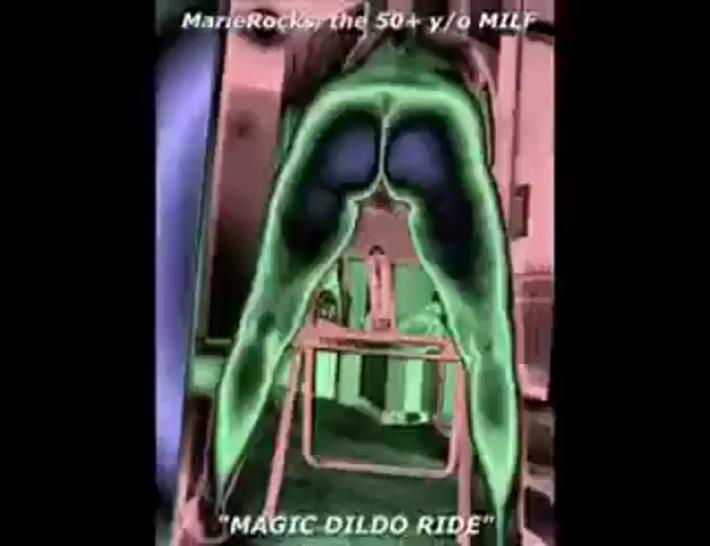 MarieRocks 50+ Magic Dildo Ride