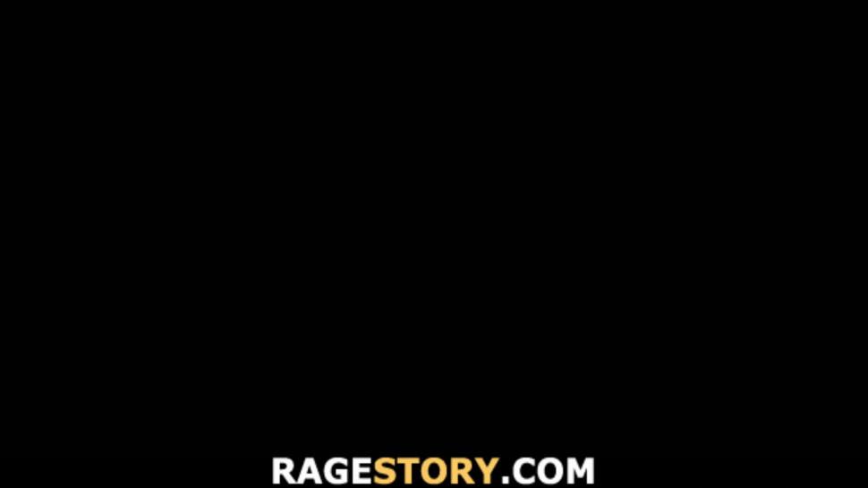 RAGESTORY - Rough doggy-banging after brutal deep throat