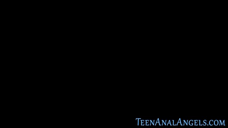 ANAL TEEN ANGELS - Amateur teen anally toyed