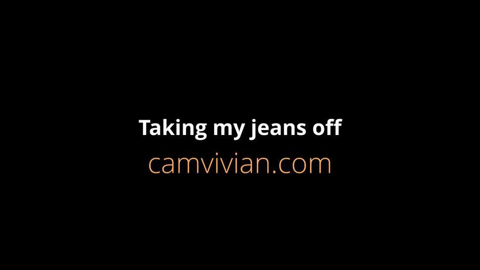 camvivian-taking-my-147-partp55.mp4Taking my jeans off before slowly masturbating for fun