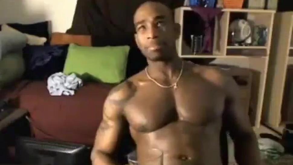 Black Muscle Hunk And His Great Big (Huge Actually) Black Dick