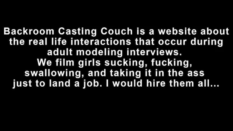 BACKROOM CASTING COUCH - Audition on Casting Couch