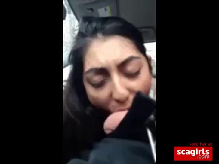 Syrian Girl sucks white mans cock - video 1