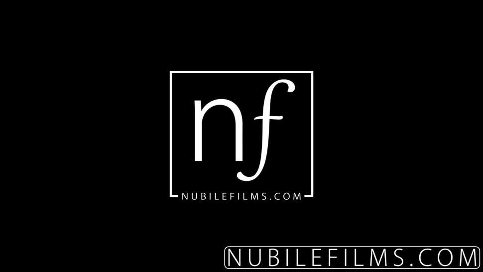 NubileFilms - Teen licks jizz from babes pounded pussy