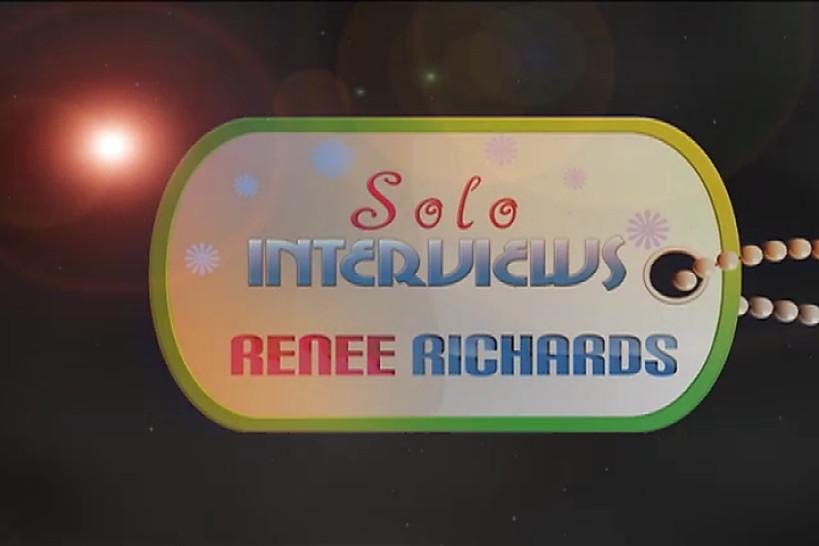 SoloInterviews Sexy brunette teen Renee Richards solo strip tease dildo masturbation - Solo Interviews