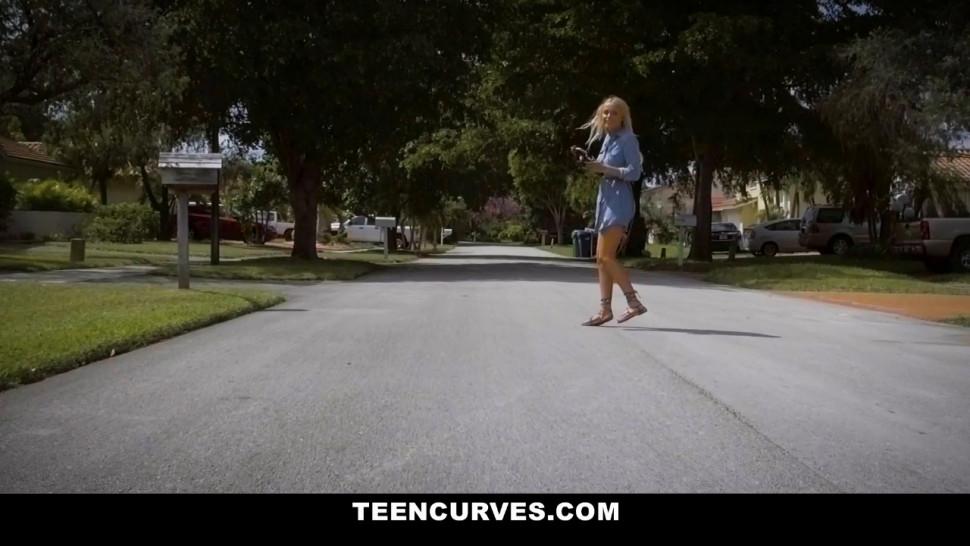 TeenCurves - Curvy Blondes Tight Pussy Gets Pounded Hardcore - Teen Curves