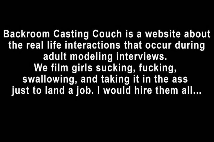 BACKROOM CASTING COUCH - Equal Opportunity Backroom Casting