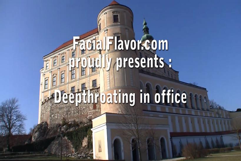 FACIAL FLAVOR - Office deepthroat