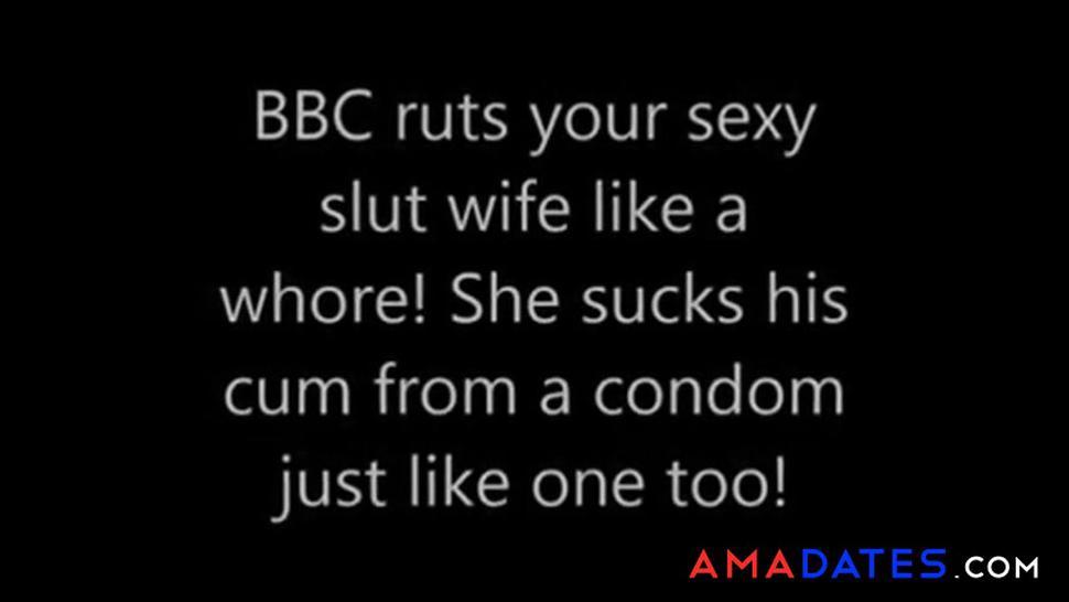 BBC ruts your sexy slut girl like a whore