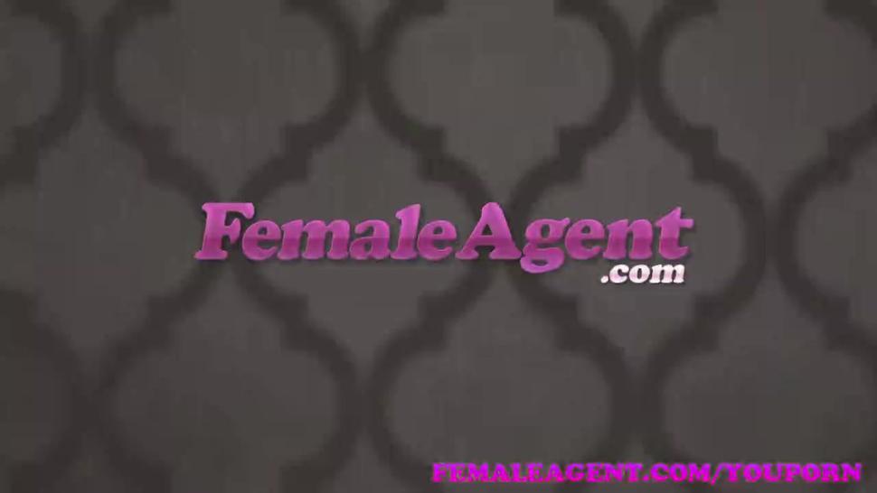FemaleAgent Excited stud can not believe his luck as he fucks foxy agent