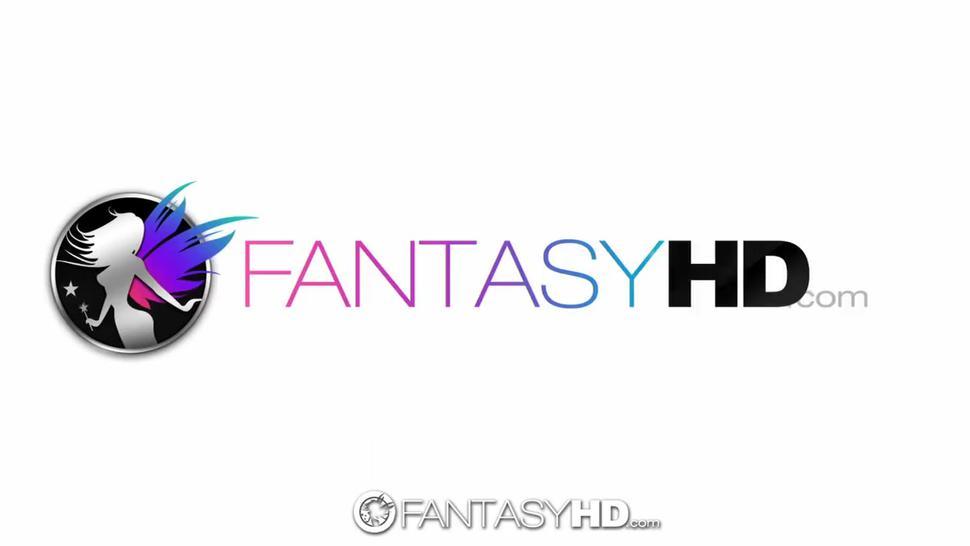HD FantasyHD - Tiffany Fox squirts all over mans dick and balls
