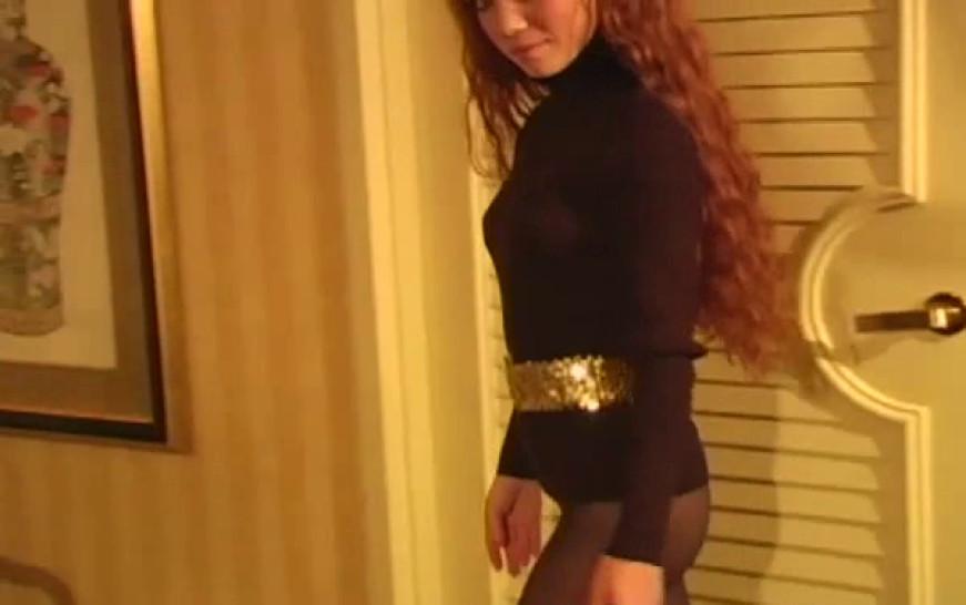 Twat teasing through pantyhose - video 18