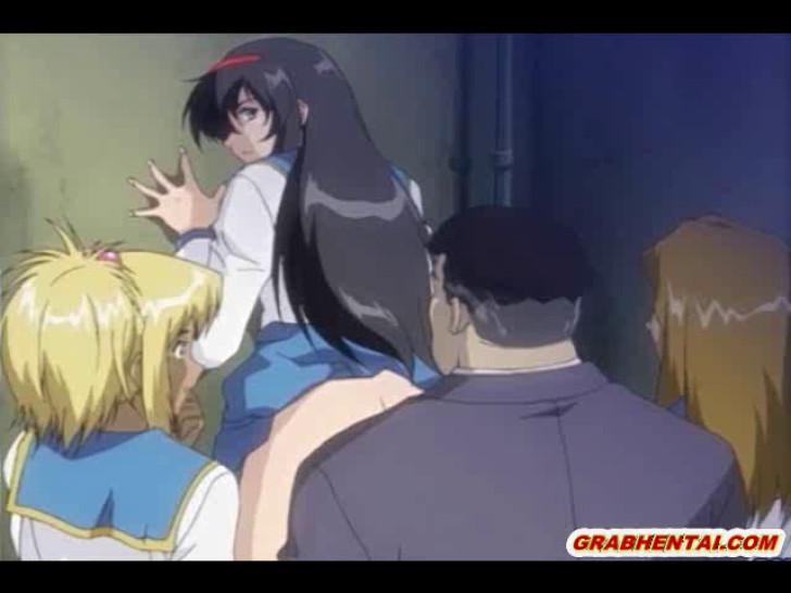 Busty hentai nurse hard poking from behind