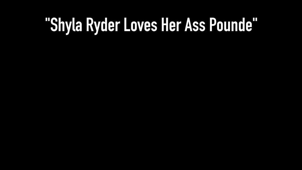Cute Petite Shyla Ryder Pounded In Her Tiny Hiney Butthole!