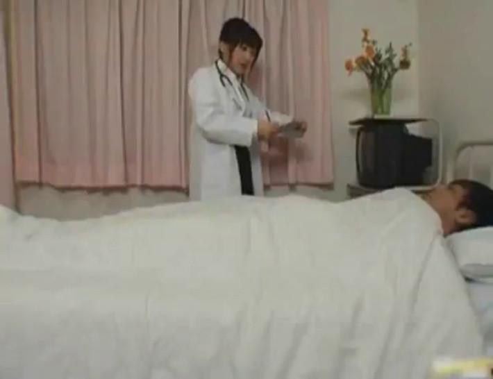 Japanese female doctor gets some hot sex part1 - video 1