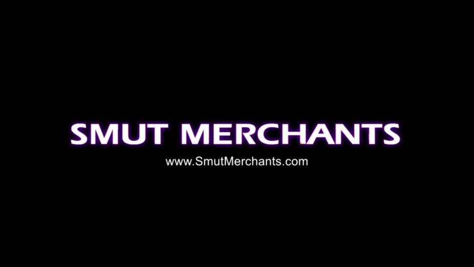 SMUTMERCHANTS - Four horny MILFs lick each other and share two hard cocks