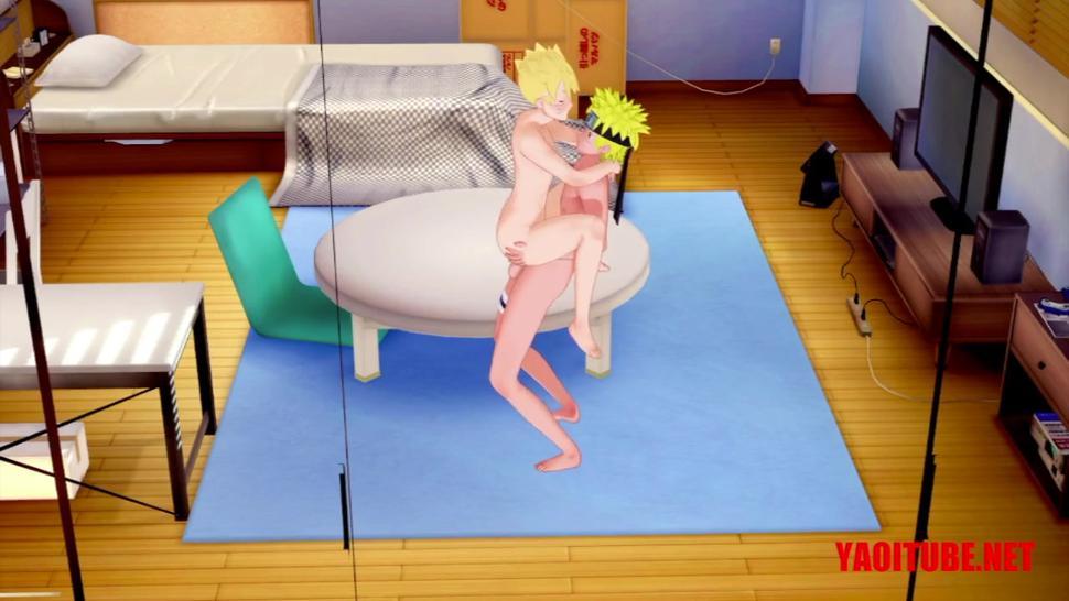 Boruto Naruto Yaoi - Boruto x Naruto in his Room