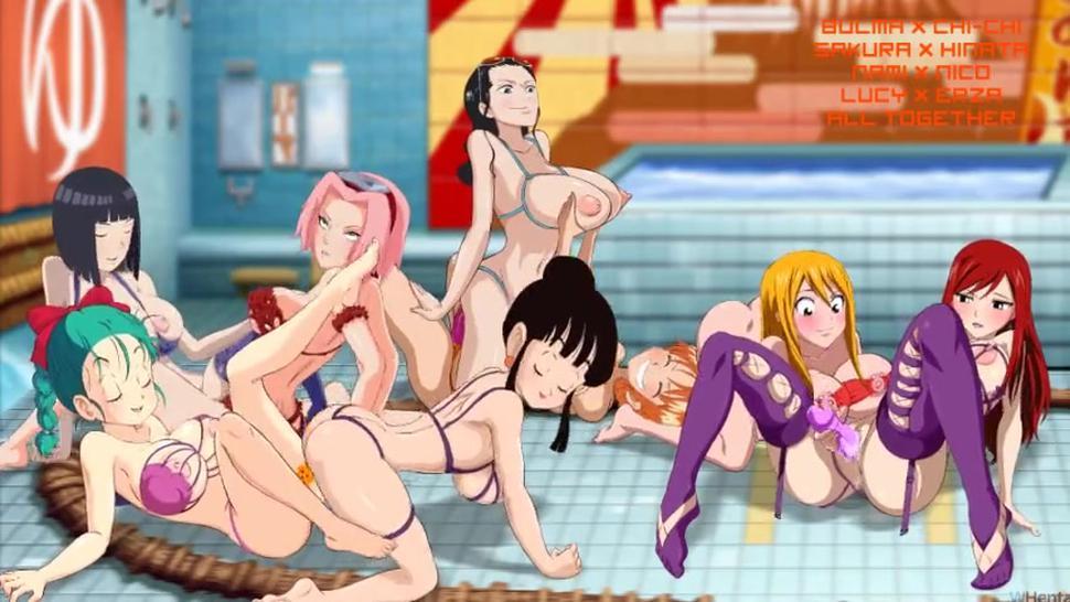 Hentai Lesbian Orgy - One Piece - Naruto - Dragon Ball And More P51