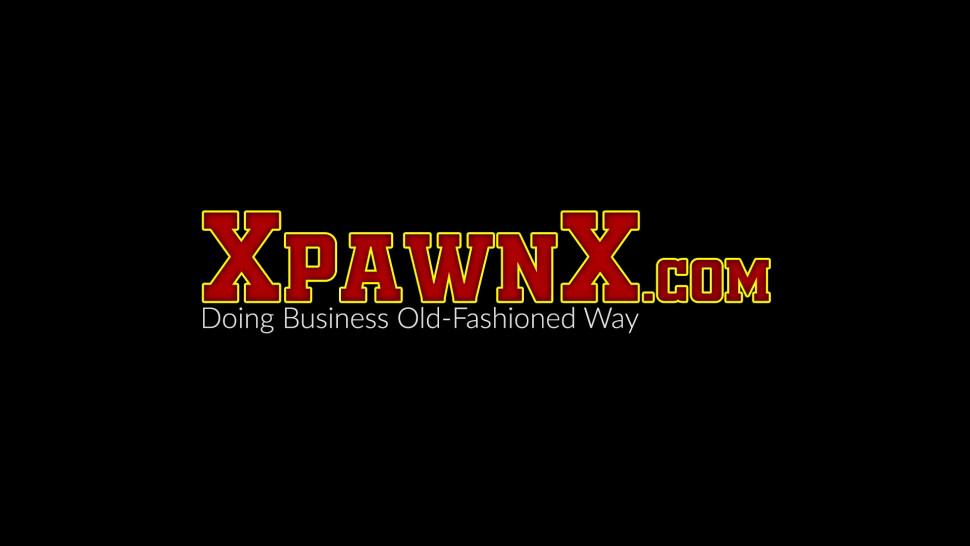 XPAWNX - Tiny Asian chick hammered from behind in the pawnshop