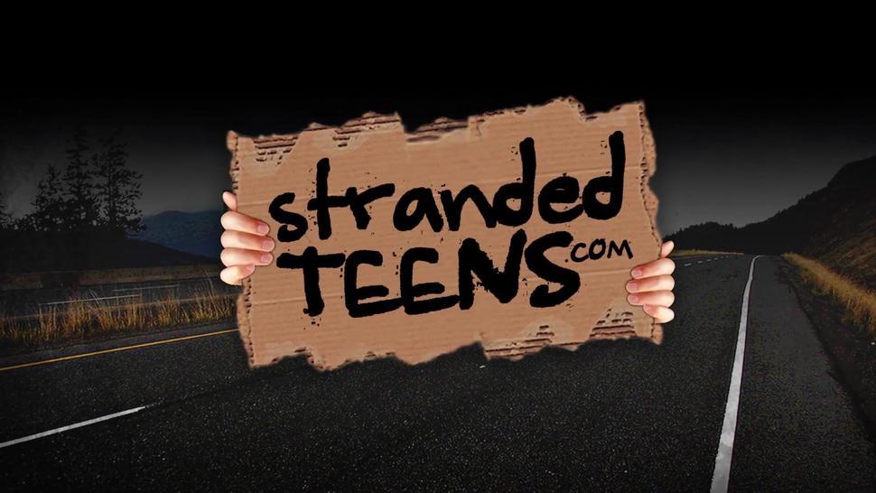 StrandedTeens - Sexy ebony teen needs some help