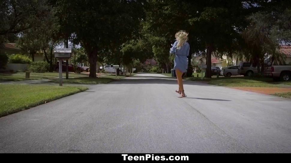 TeenPies - Lucky Guy Surprises Teen With Creampie - Teen Pies