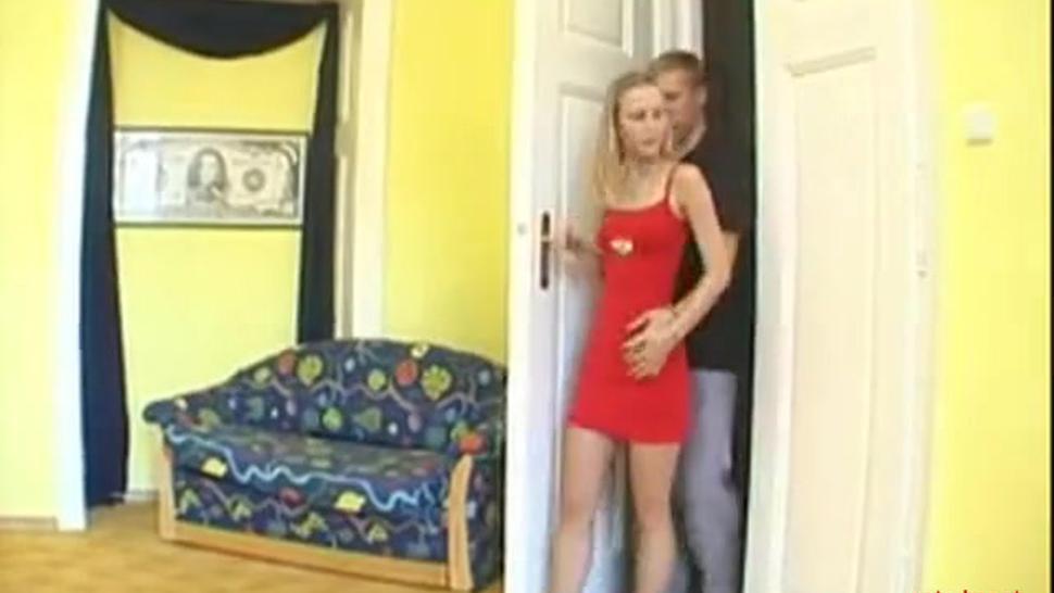 Sex with cute Russian blond