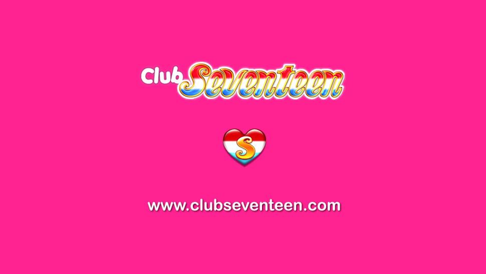 CLUB SEVENTEEN - Young hotties have some fun with toys