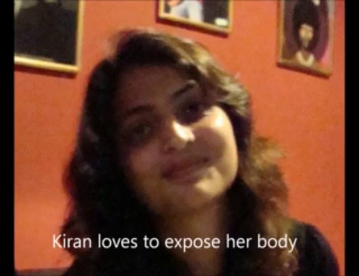 kiran ali in shower