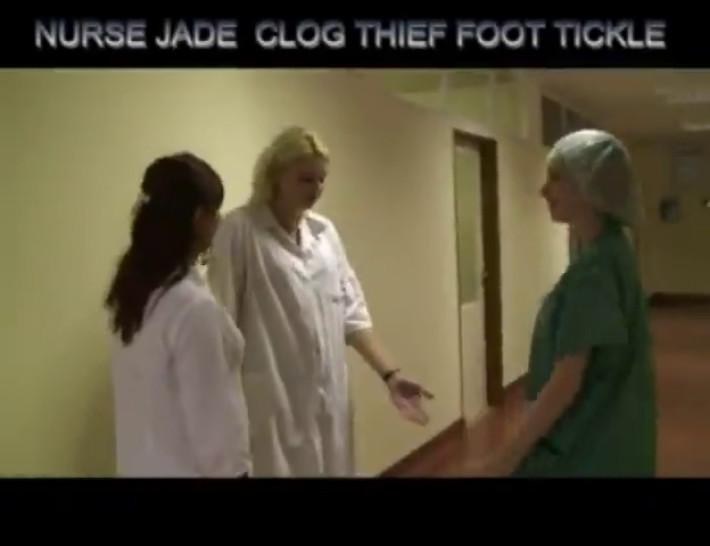 Jade Gets Foot Tickled in the OR
