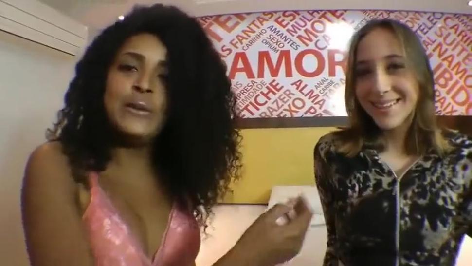 Lesbian Brazilian tongue sucking Deborah Blue and Penelope