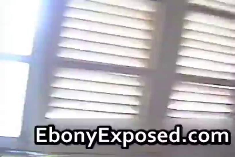 Ebony stunner dances naked for her part6