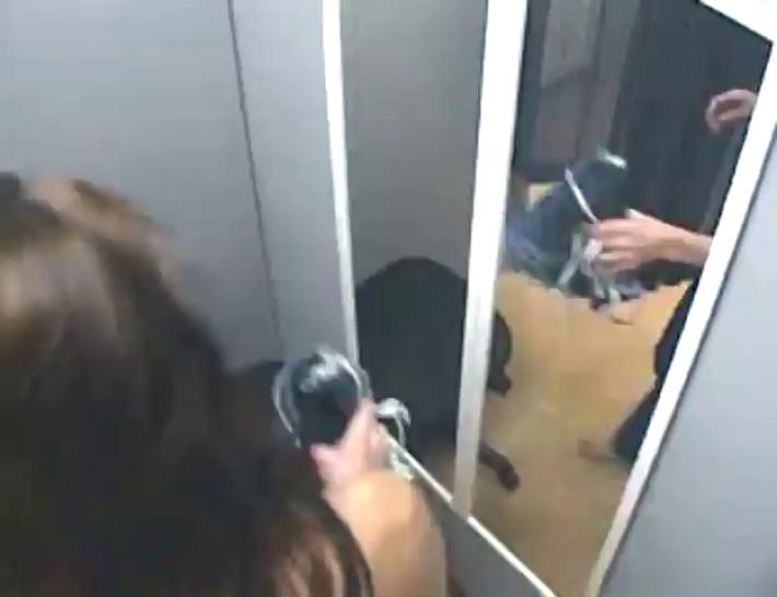 hidden cam in changing room - video 2